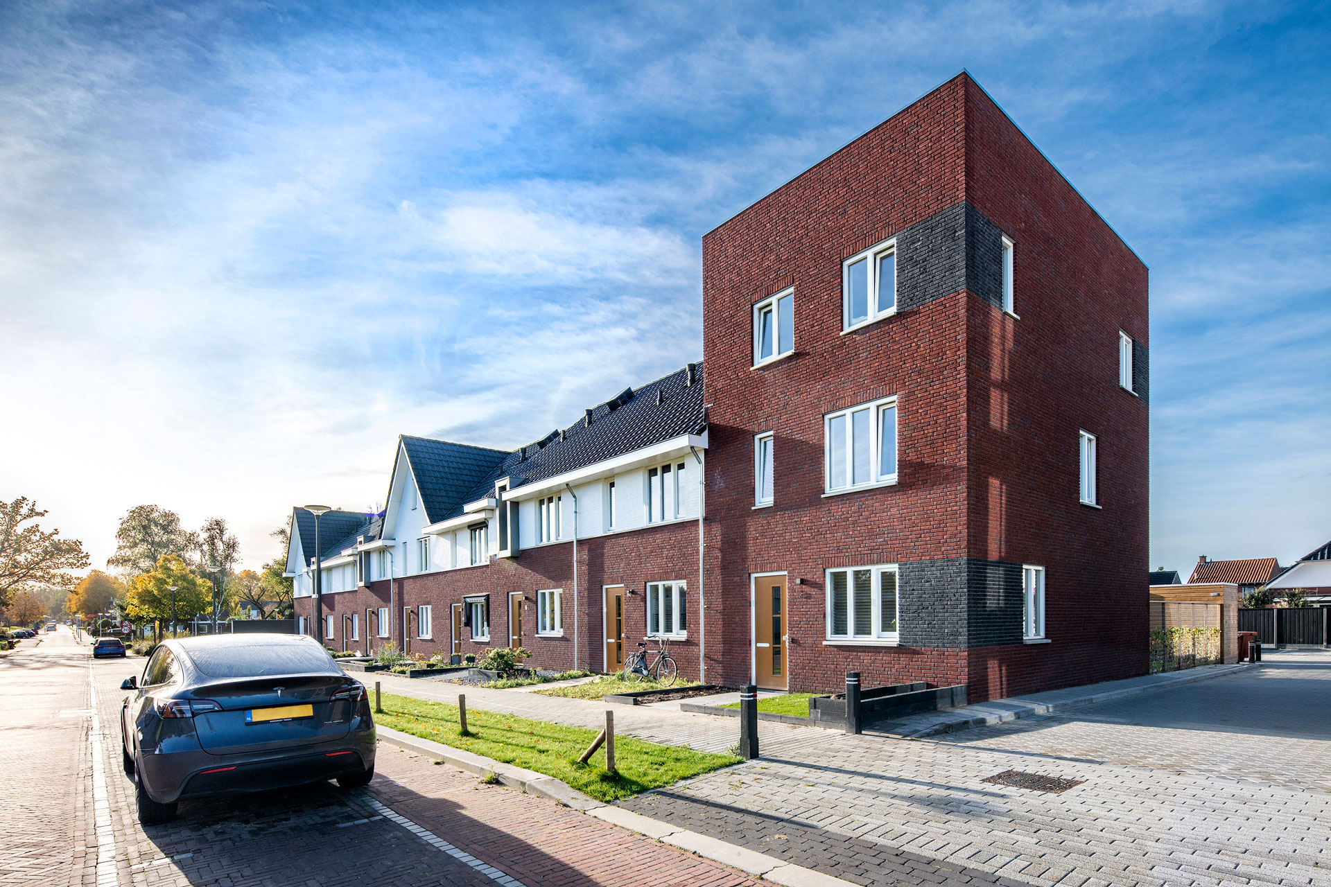 BIM modellering en bouwkundige uitwerking voor 9 woningen in Oldenzaal door ISO&sup3;