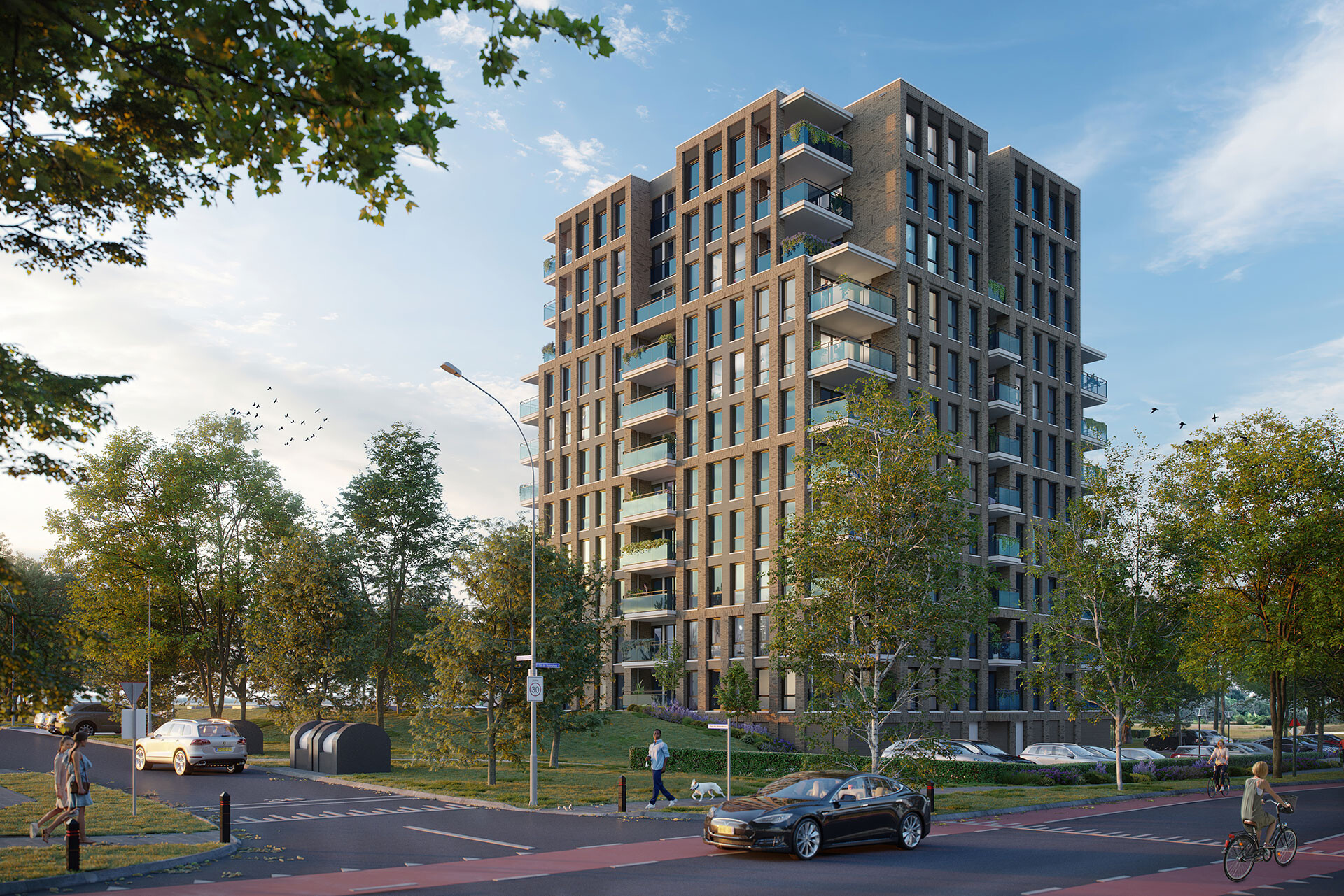 BIM modellering en bouwkundige uitwerking voor 75 appartementen Dunoveste in Doorwerth door ISO³