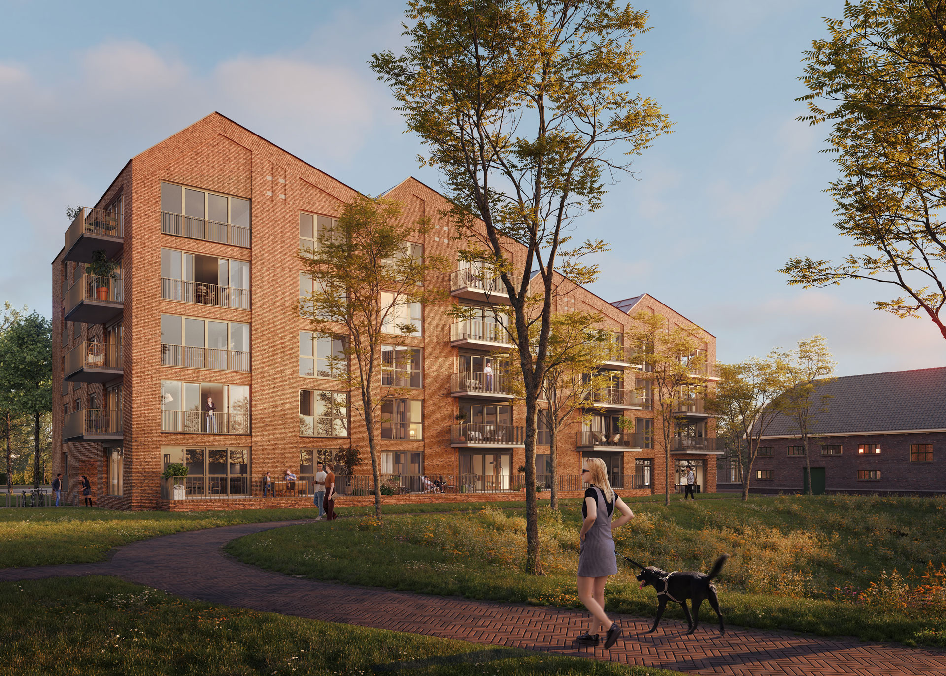 BIM modellering en bouwkundige uitwerking voor Kazerne Kwartier-Tango in Venlo door ISO&sup3;