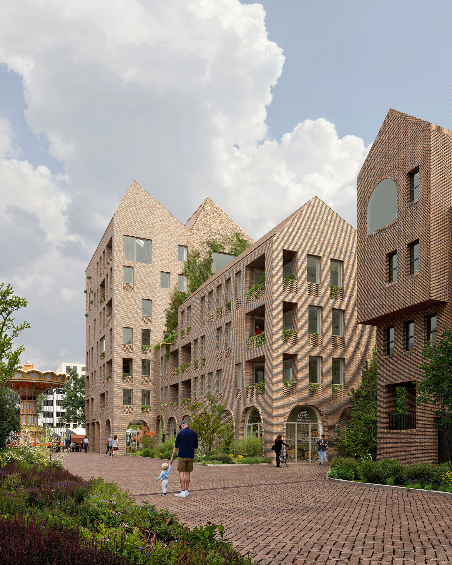 BIM modellering en bouwkundige uitwerking voor Markthuis in Papendrecht door ISO³